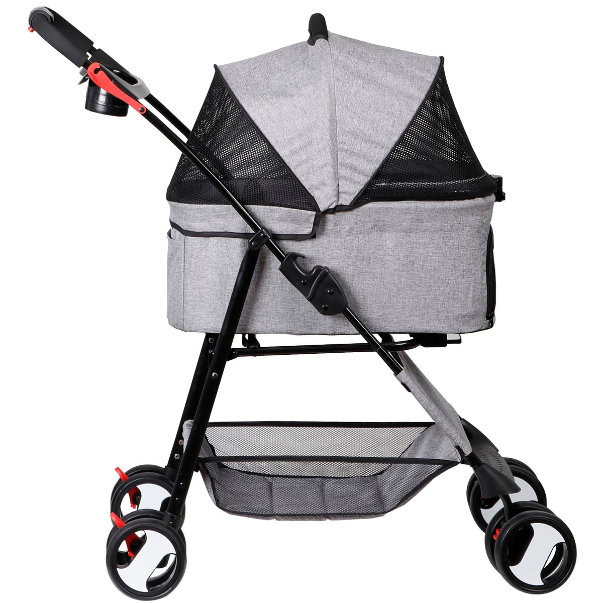 3 in1 Foldable Pet Stroller with 4 Wheels E8761