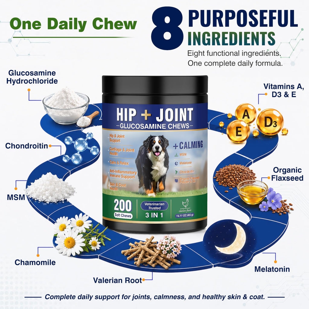Hip and Joint Supplement for Dogs 200ct Q3368
