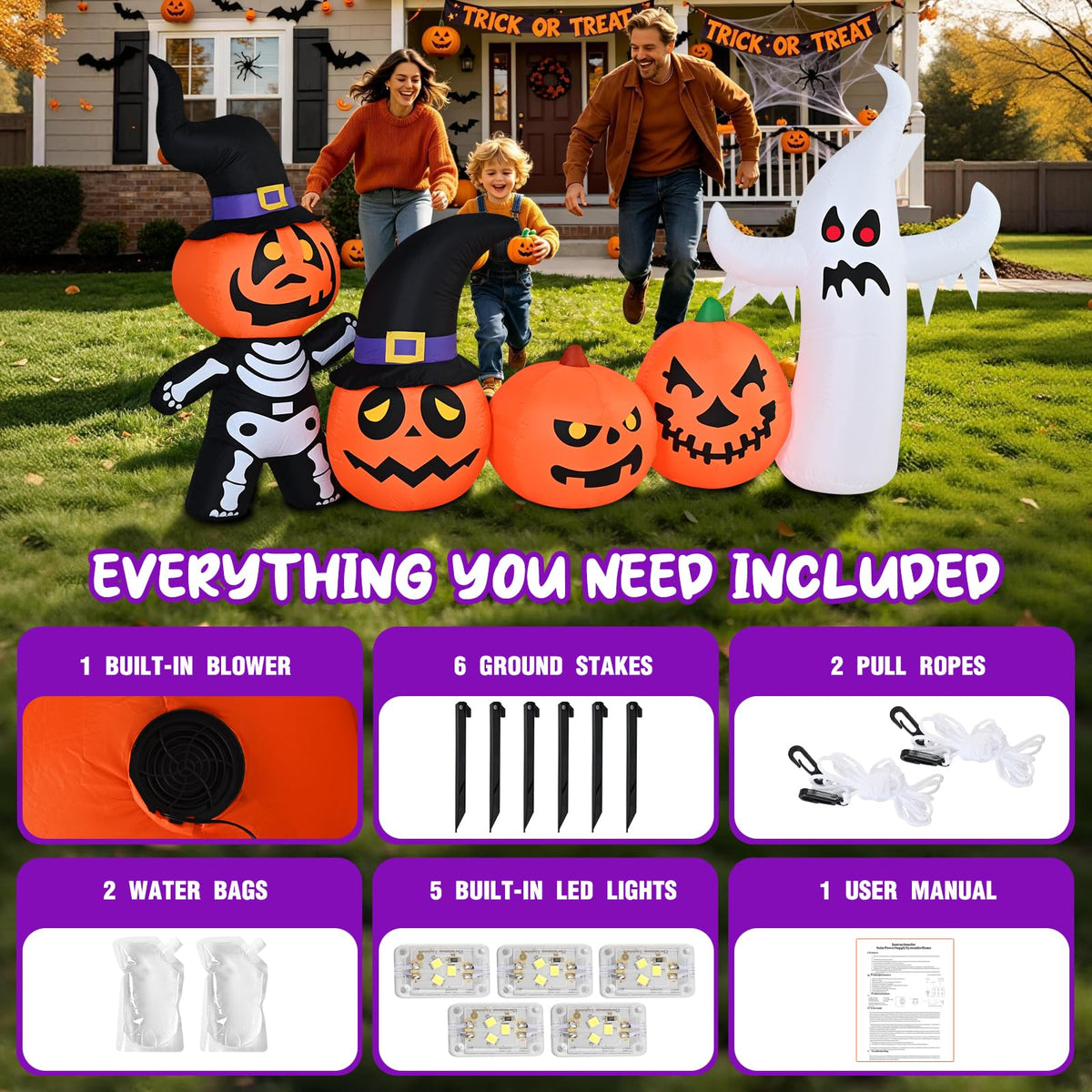 8FT Inflatable Halloween Decoration O9746
