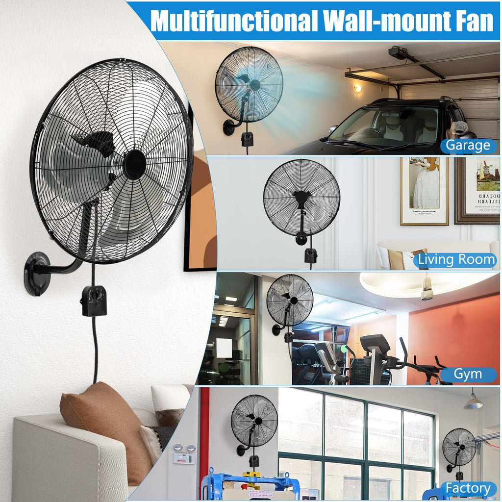 20 Inch Oscillating Wall Fan X2943