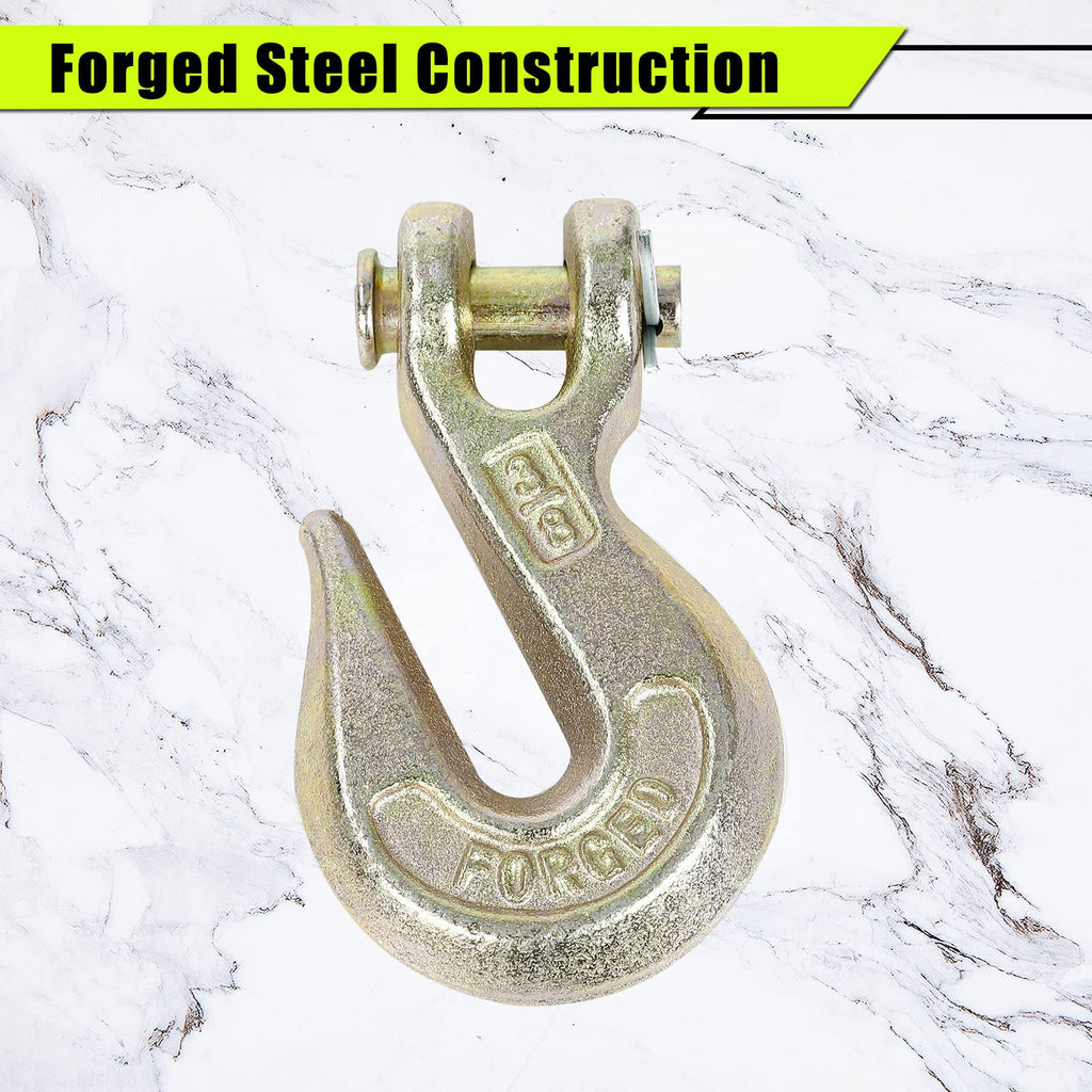 3/8 Inch Grade 70 Clevis Grab Hooks 4 Pack K901401