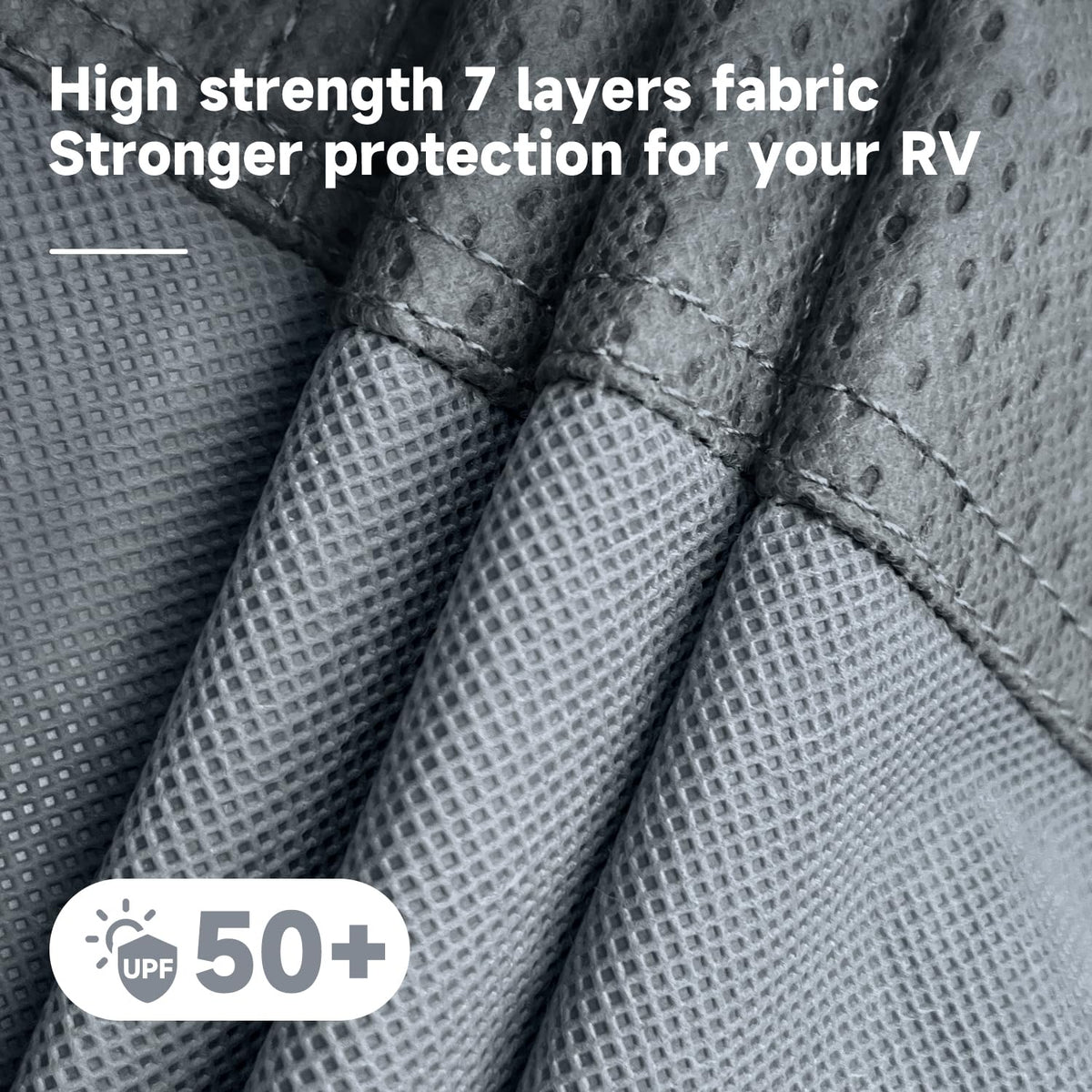 Class A RV Cover 7 Layers 34'-37' Windproof Waterproof C7289