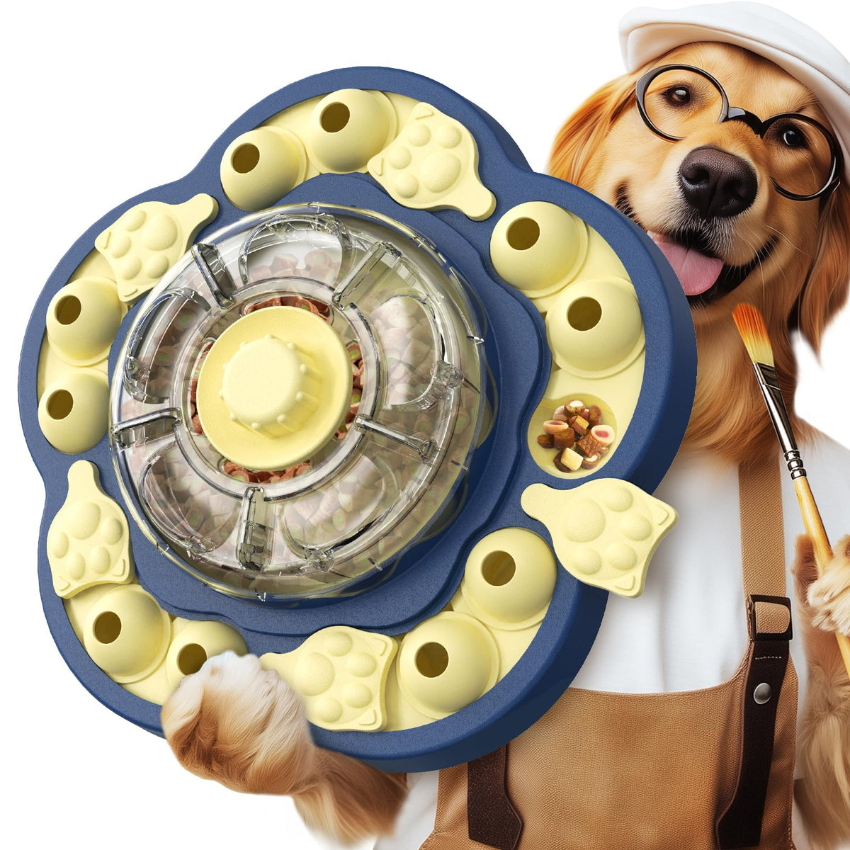 3-Level Dog Puzzle Toy Treat Dispenser M82258