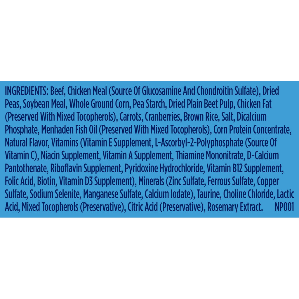 Large Breed Dry Dog Food with Beef 40 lb Bag H814