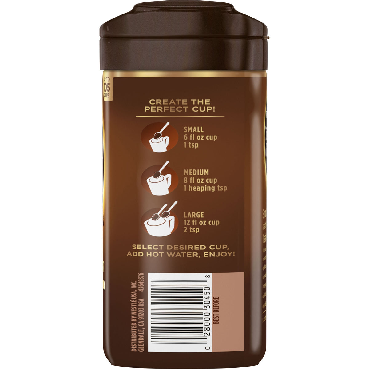French Roast Instant Coffee 7 Ounce Canister L995