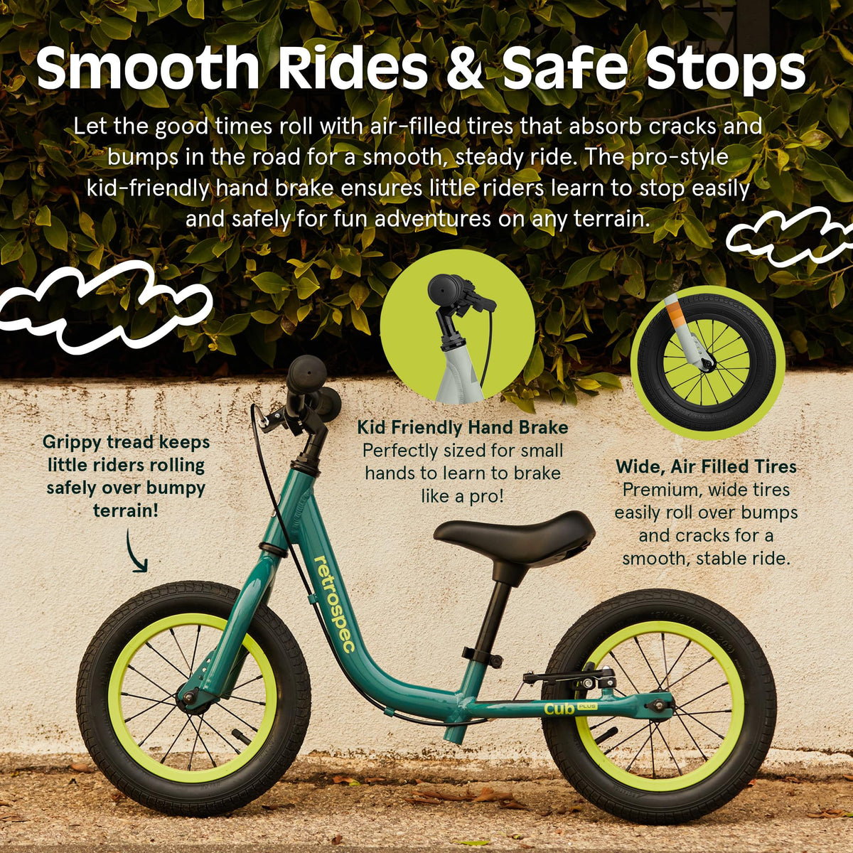 Toddler Balance Bike with Adjustable V-Brake O271