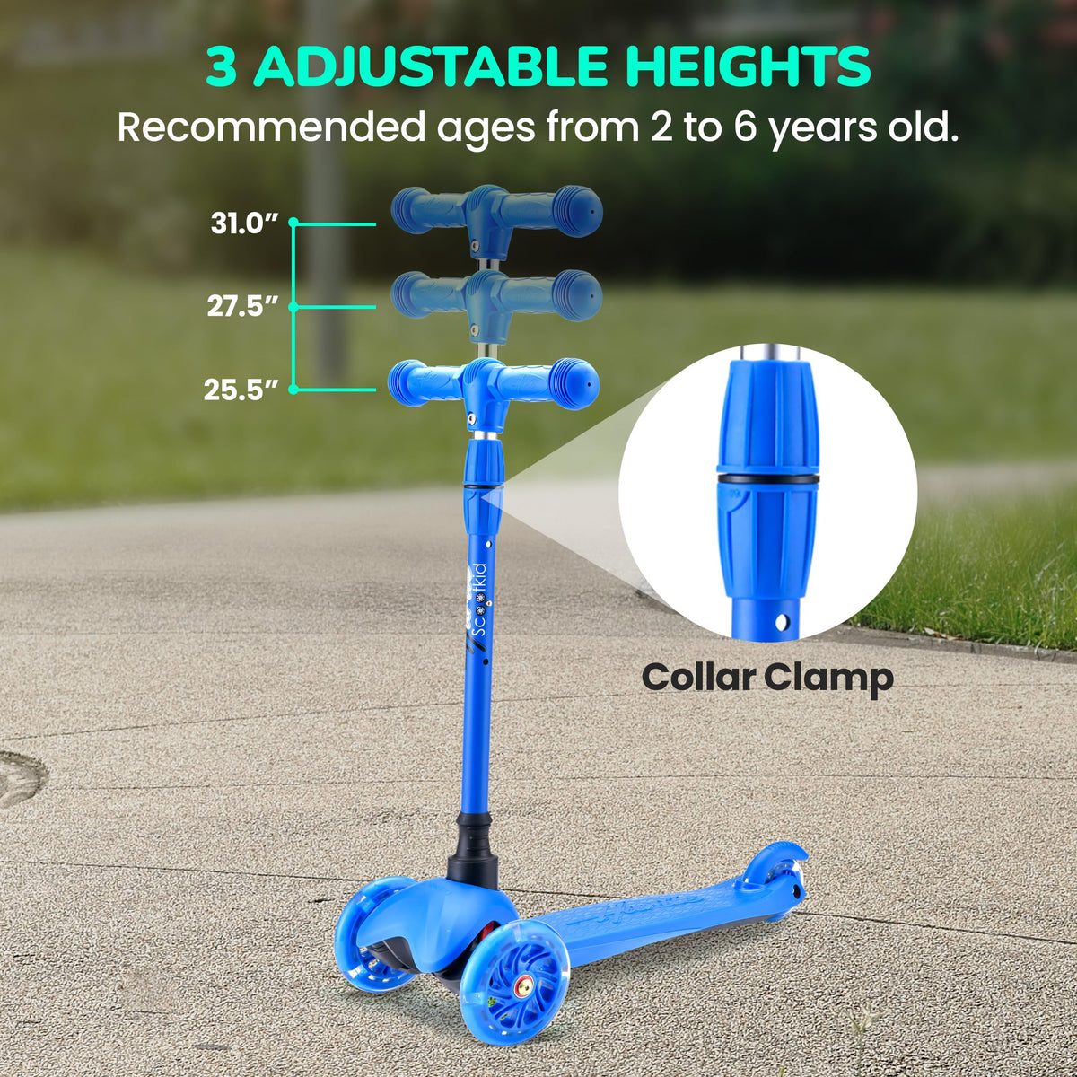3 Wheel Kids Scooter with LED Wheels K24280