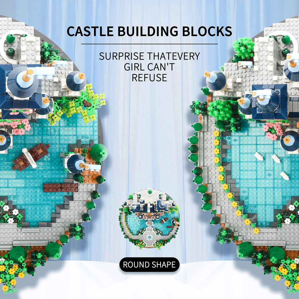 Blue Castle Micro Building Blocks 3600 PCS M4430
